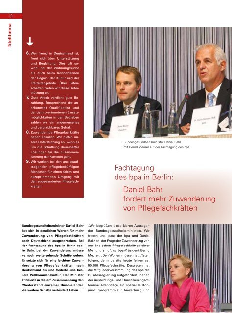 bpa. Magazin - Bundesverband privater Anbieter sozialer Dienste eV