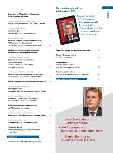 bpa. Magazin - Bundesverband privater Anbieter sozialer Dienste eV