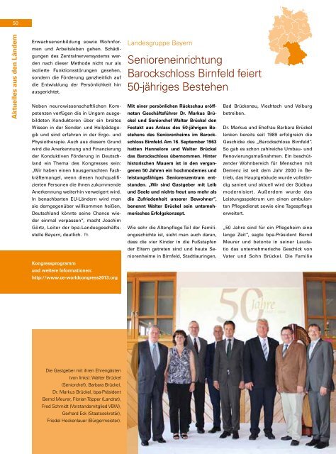 bpa. Magazin - Bundesverband privater Anbieter sozialer Dienste eV