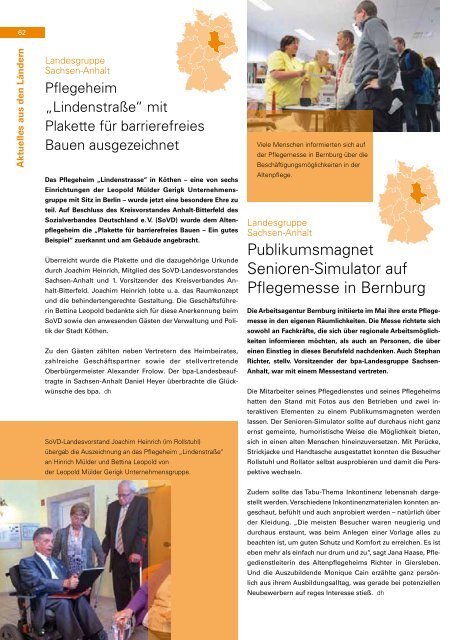 bpa. Magazin - Bundesverband privater Anbieter sozialer Dienste eV