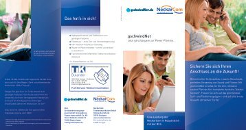 Produktflyer - NeckarCom