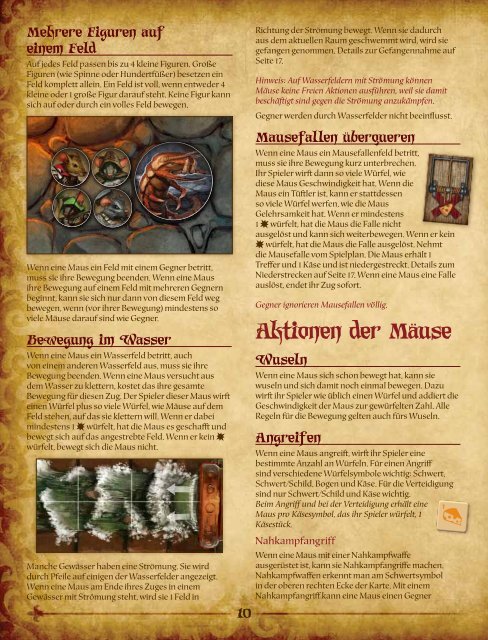 Maus und Mystik Spielregel deutsch - Heidelberger Spieleverlag