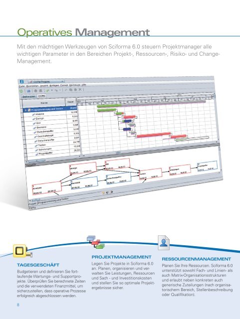 Sciforma 6.0 Produktbroschüre download