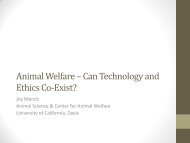 Animal Welfare - Oregon State University