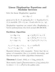 Extended Euclidean Algorithm and modular inverses