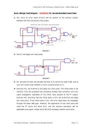 Scan design techniques – solutions to recommended exercises