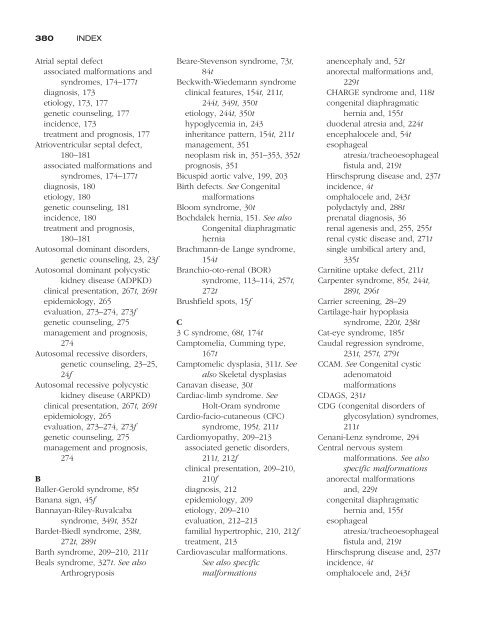 Congenital malformations - Edocr