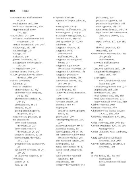 Congenital malformations - Edocr