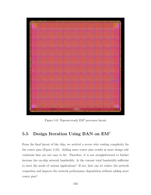 On-chip Networks for Manycore Architecture Myong ... - People - MIT