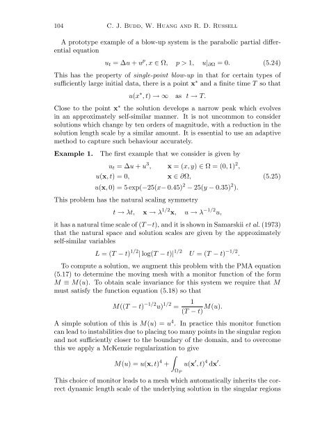 Adaptivity with moving grids