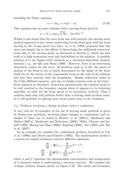 Adaptivity with moving grids