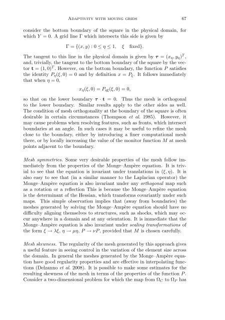 Adaptivity with moving grids