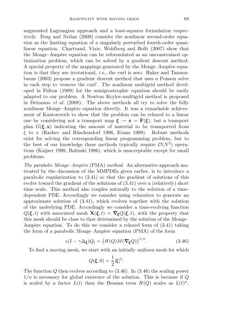 Adaptivity with moving grids