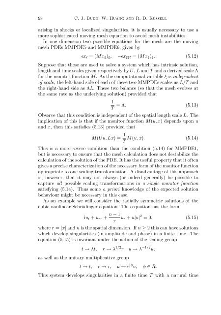 Adaptivity with moving grids