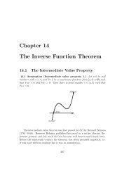 Chapter 14 The Inverse Function Theorem