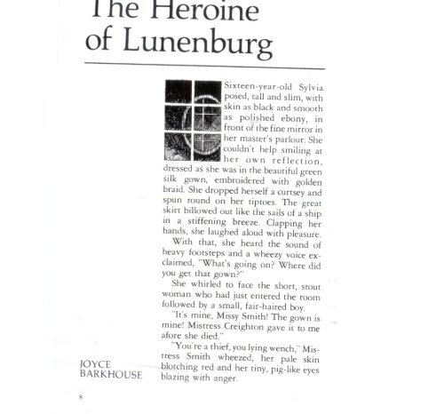 The Heroine of Lunenburg.pdf - StFX Faculty and Staff Home Pages
