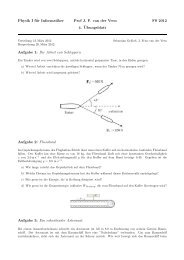 Physik I für Informatiker Prof J. F. van der Veen FS 2012 4 ...