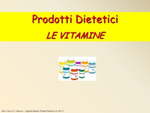 08 Vitamine - people.unica.it