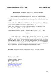 Anthelmintic Activity of Momordica cymbalaria Hook.F