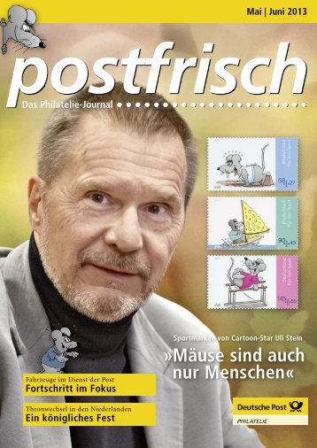 Mai | Juni 2013 - Deutsche Post - Philatelie