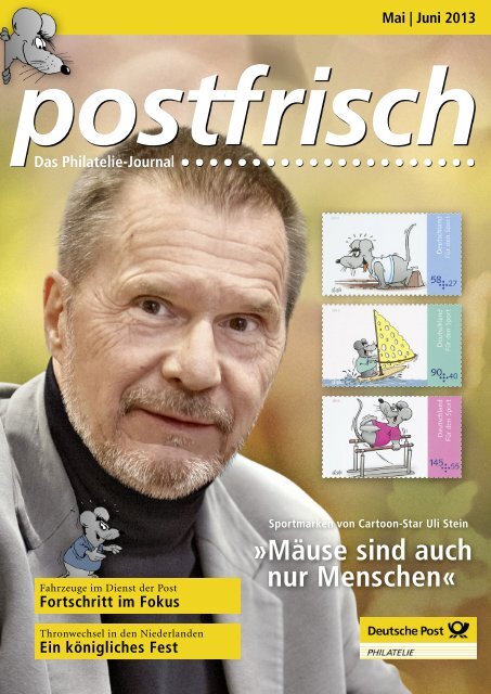 Mai | Juni 2013 - Deutsche Post - Philatelie