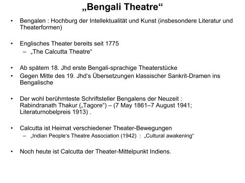 Musik & Theater - Indien -