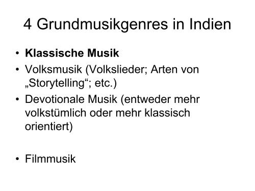 Musik & Theater - Indien -