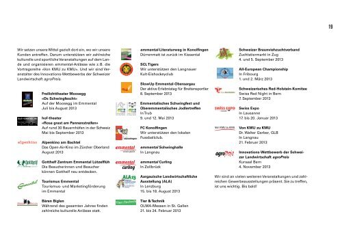 Geschäftsbericht 2012 - Emmental Versicherung