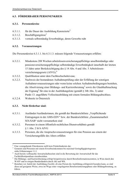 BUNDESRICHTLINIE Fachkräftestipendium (FKS)
