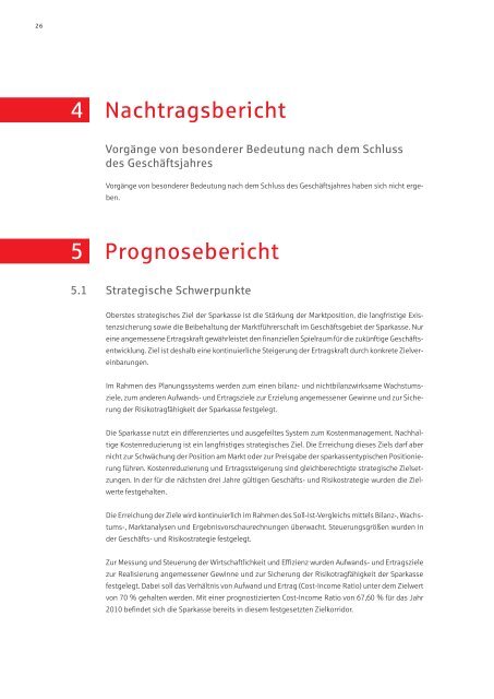 Geschäftsbericht 2009 - Sparkasse Baden-Baden Gaggenau