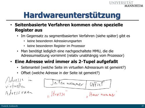 Betriebssysteme - Pi1 - Universität Mannheim