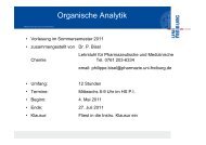 Organische Analytik