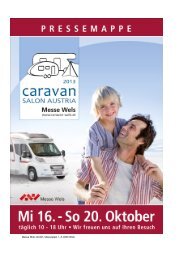 Caravan Salon Austria 2013 Pressemappe - Messe Wels