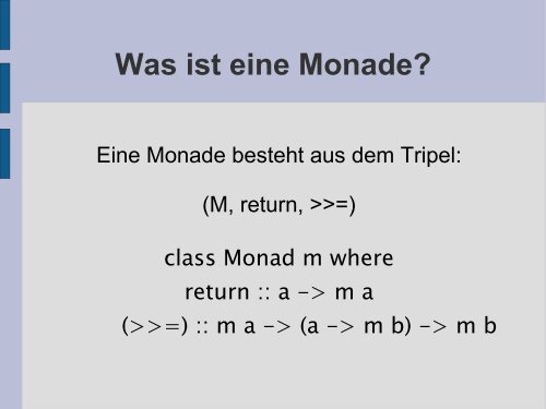 Monaden - Programmiersprachen