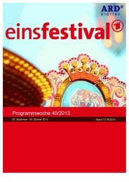 Programmwoche 40/2013 - ARD.de