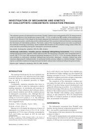 investigation of mechanism and kinetics of chalcopyrite concentrate ...