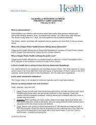 FAQ: 2012 Salmonella Heidelberg Outbreak - Public Health