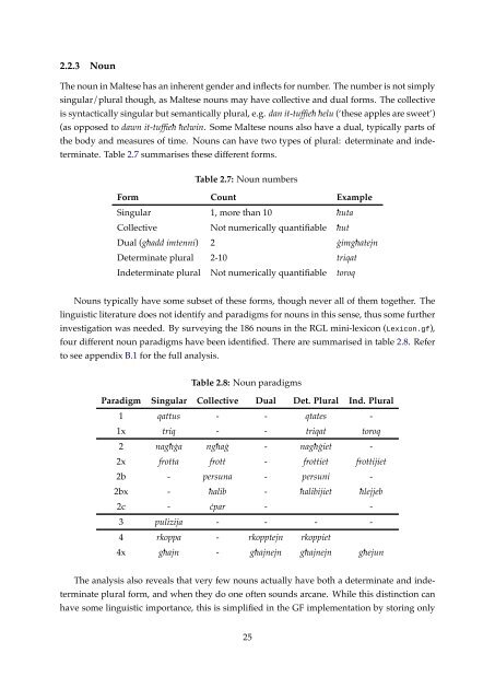 A computational grammar and lexicon for Maltese