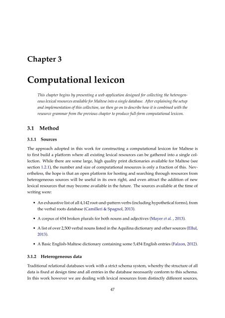 A computational grammar and lexicon for Maltese