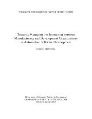 Towards Managing the Interaction between Manufacturing and ...
