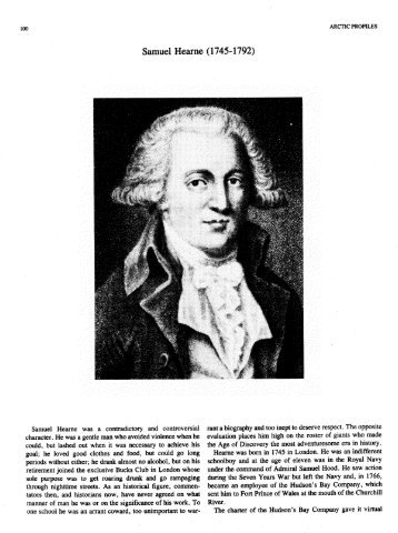 Samuel Hearne (1745-1792)