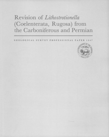 Revision of Lithostrotionella - USGS