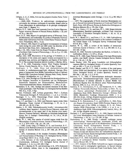 Revision of Lithostrotionella - USGS