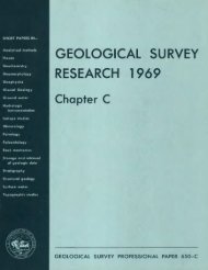 GEOLOGICAL SURVEY RESEARCH 1969 Chapter C ... - USGS
