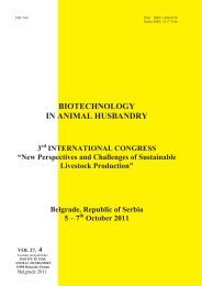 BIOTECHNOLOGY IN ANIMAL HUSBANDRY