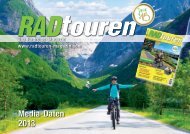 Media-Daten 2013 - Radtouren Magazin