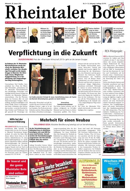 Verpflichtung in die Zukunft - Aktuelle Ausgabe