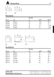 Strassenbau 93 Sulser AG T. 081 750 20 40 F. 081 750 20 45 ...