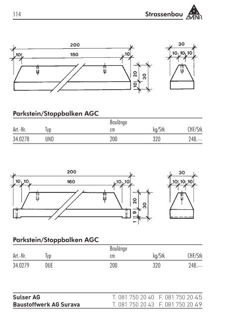 Strassenbau 93 Sulser AG T. 081 750 20 40 F. 081 750 20 45 ...