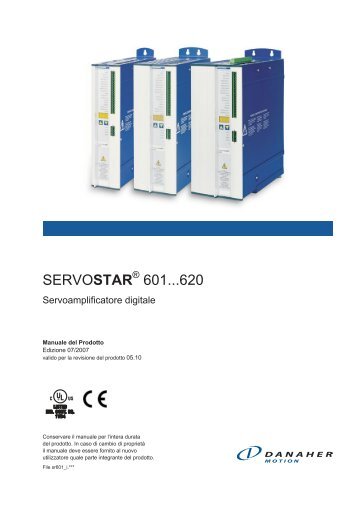 SERVOSTAR 601...620